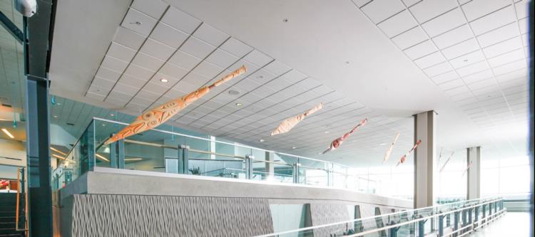 Image of "Snuw'uy'ulth" art pieces at YVR