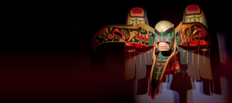 Image of "Transformation Mask" art piece at YVR