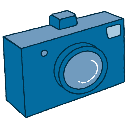 Photography and memories icon